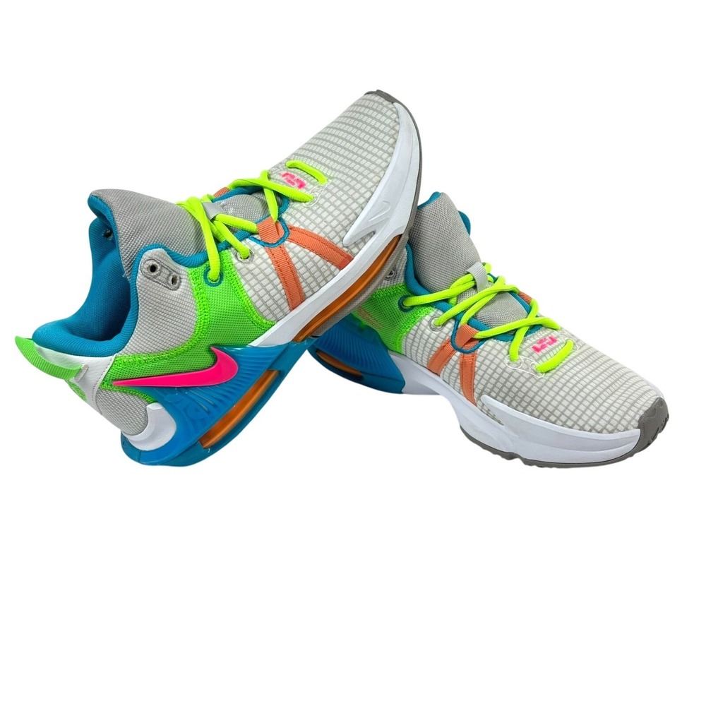 Nike LeBron Witness 7 Basketball Shoes Bright Neon Streetwear Womens 9.5 Mens 8